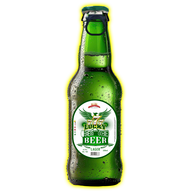 777 Lucky Beer  Gree Bottle 330ml