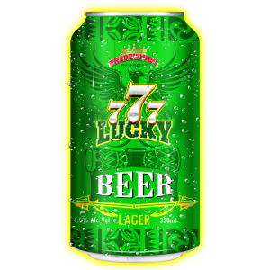 777 Lucky Beer  Gree Can 330ml
