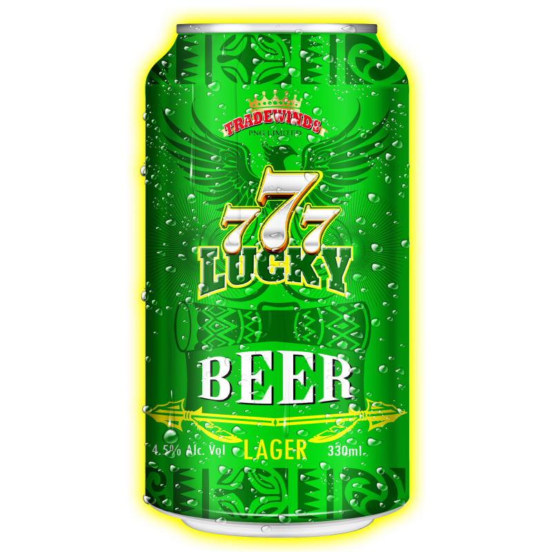 777 Lucky Beer  Gree Can 330ml