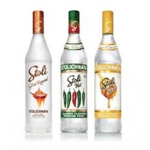 STOLICHNAYA PREMIUM SALTED kARAMEL VODKA 37.5% 750ML